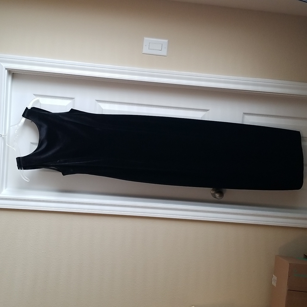 All That Jazz Black Velvet Gown/Dress